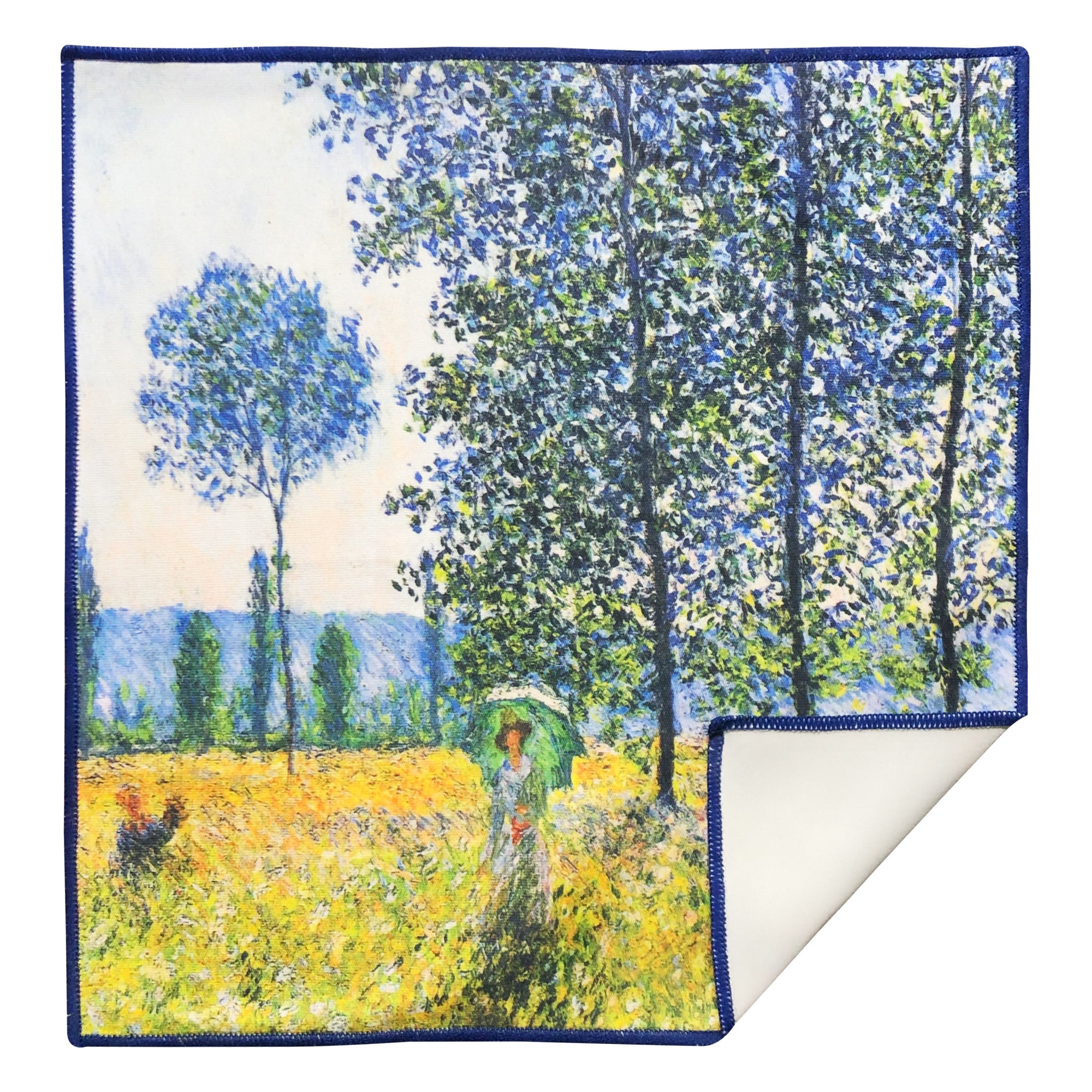 [6 Pack] Claude Monet "Sunlight Effect under the Poplars" - Art Collection - Ultra Premium Quality Microfiber Cleaning Cloths