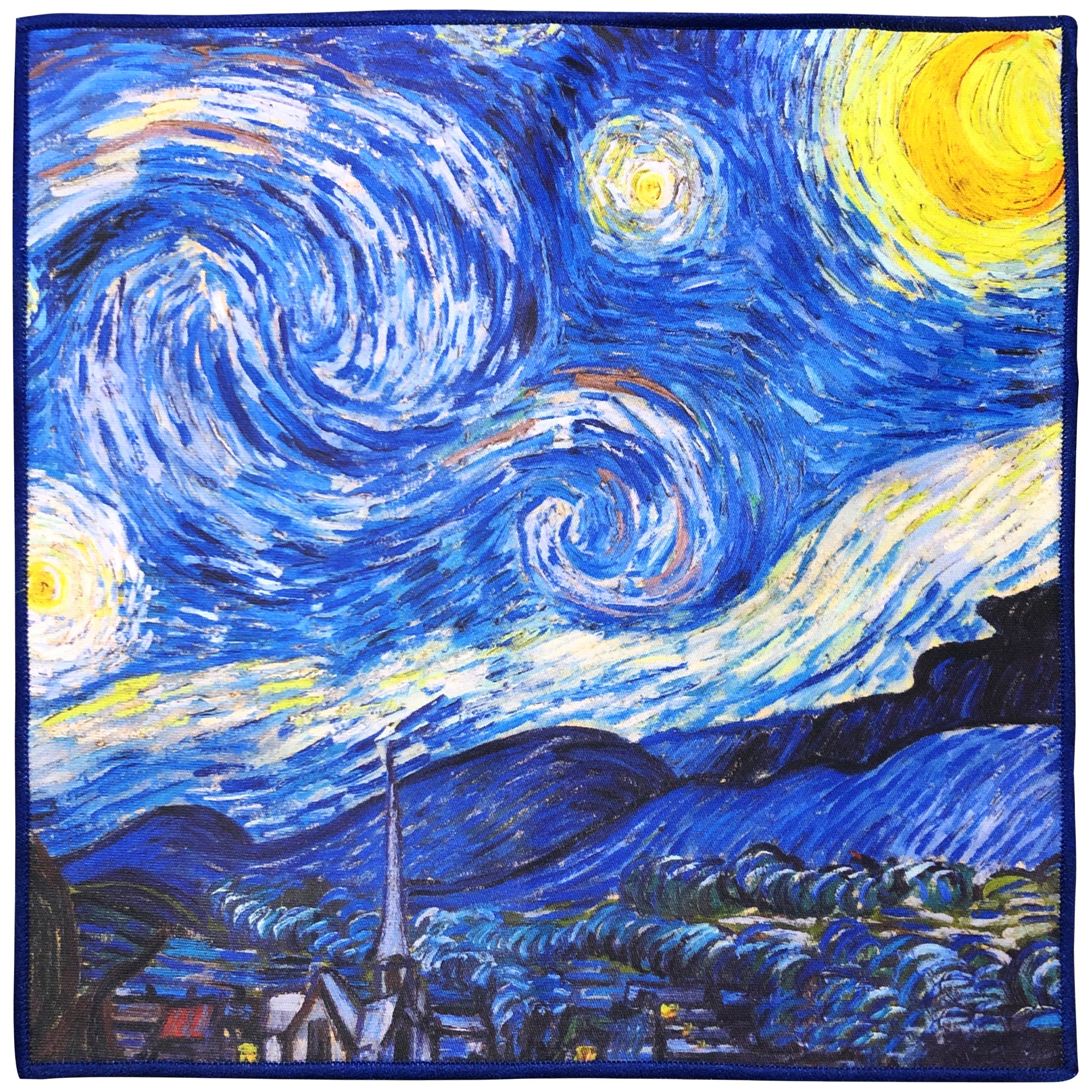 [6 Pack] Vincent Van Gogh "The Starry Night" - Art Collection - Ultra Premium Quality Microfiber Cleaning Cloths