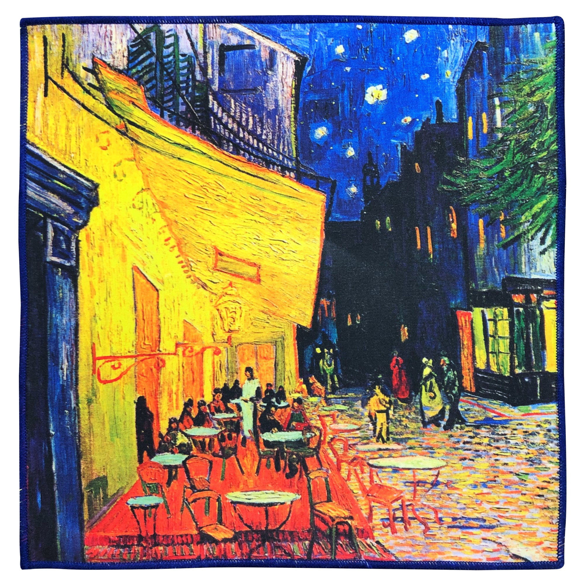[6 Pack] Vincent Van Gogh "Café Terrace at Night" - Art Collection - Ultra Premium Quality Microfiber Cleaning Cloths